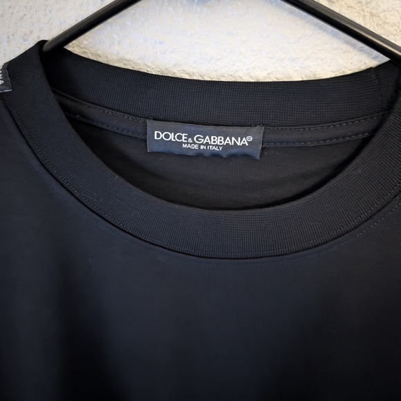 Dolce & Gabbana Cotton T-shirt with Heraldic Patch Size XXL - Picture 4 of 7